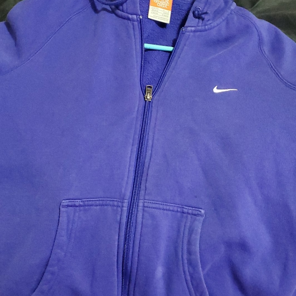 Blue zip up